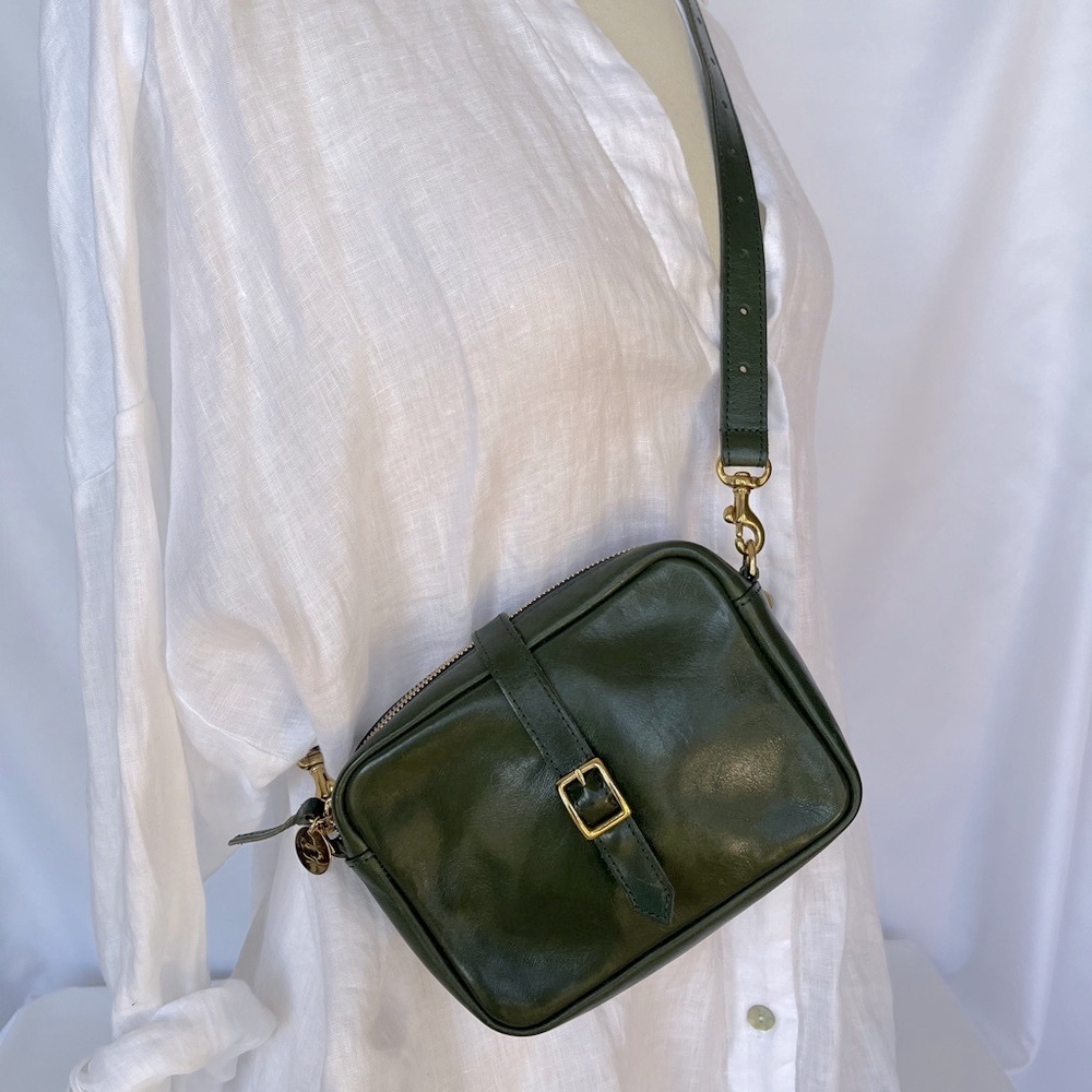 Clare V Gigi in Rustic Loden (Green)